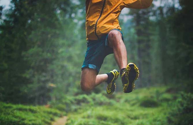 No Drug-related Side Effects - Man jumping in nature