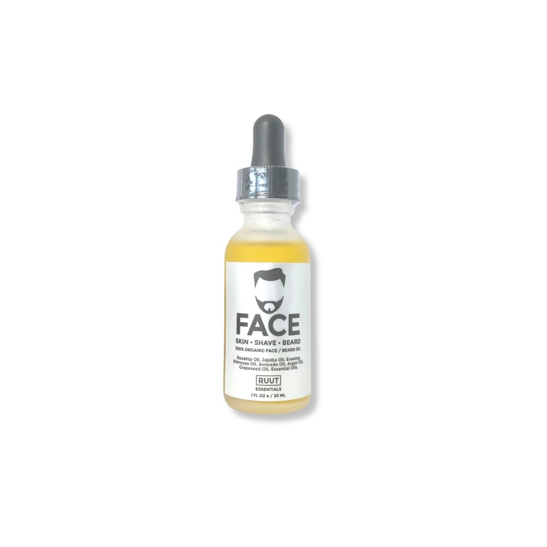 FACE for Him - Fórmula de aceite seco orgánico para piel y barba