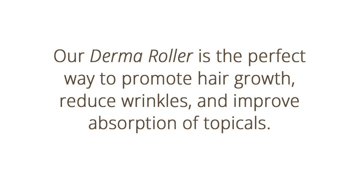 HAIRMETTO® Titanium Derma Roller, 540 agujas, 0,25 mm para piel y cuero cabelludo