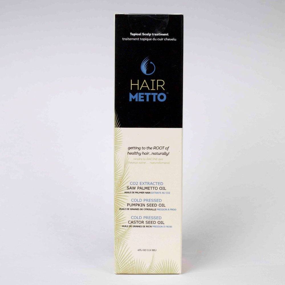HAIRMETTO® Hair Restoration KIT con Dermaroller de cuero cabelludo de titanio para el crecimiento del cabello