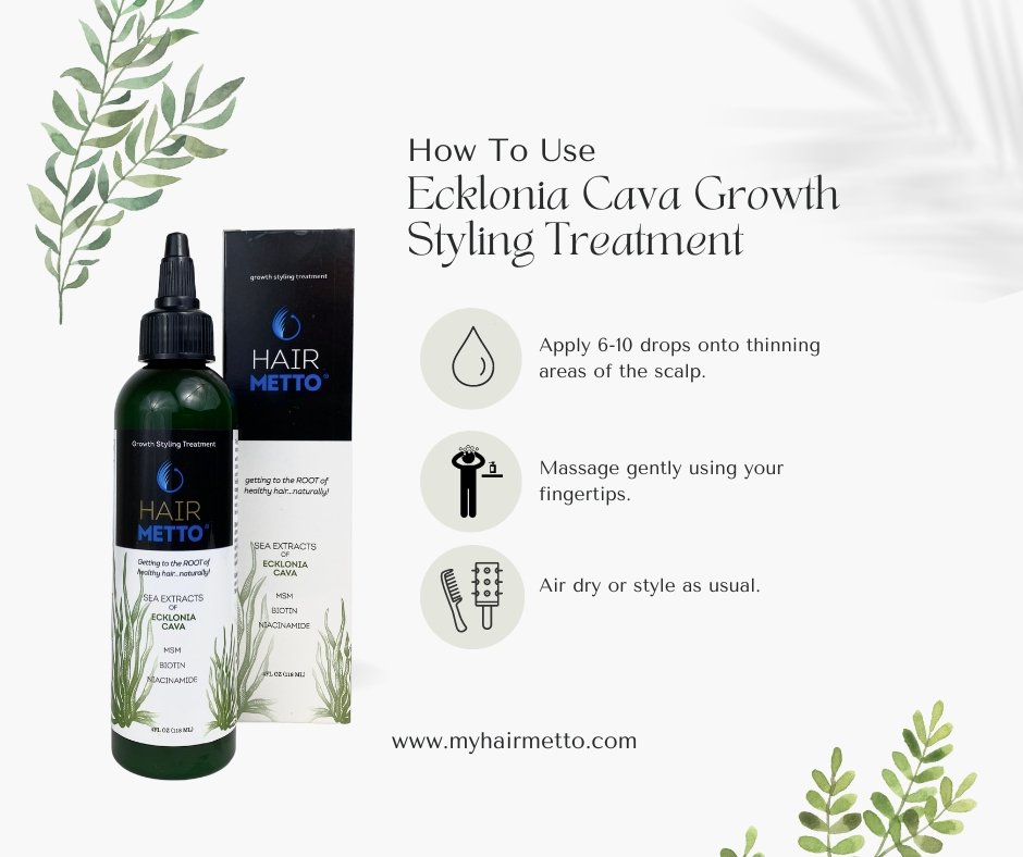 HAIRMETTO® Topical Ecklonia Cava Growth Styling Treatment